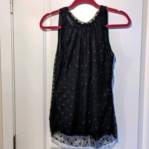 Black Polka Dot Blouse